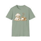 Poodle & Coffee Image T-Shirt