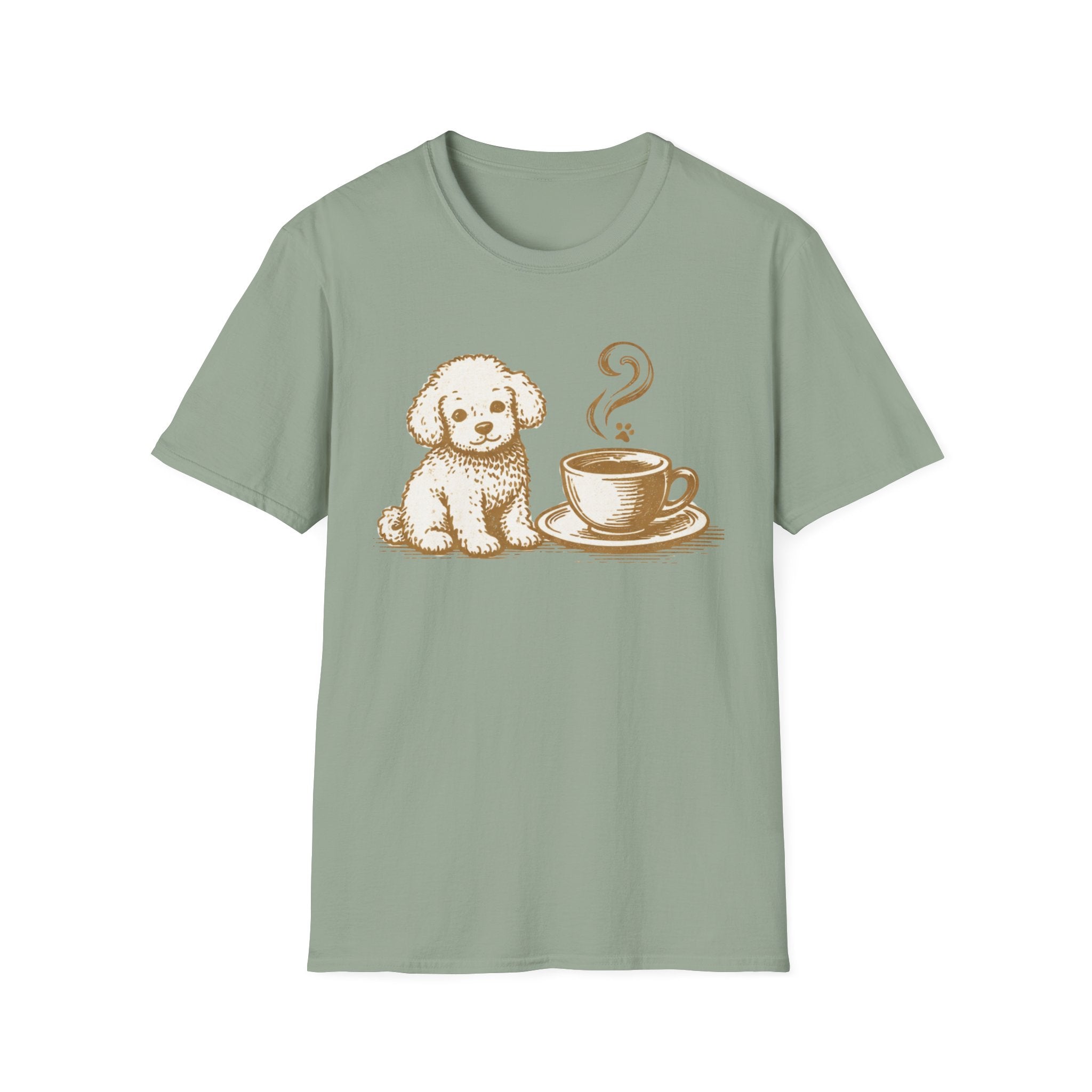 Poodle & Coffee Image T-Shirt