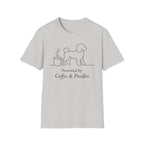 Powered By Coffee & Poodles Silhoutte T-Shirt