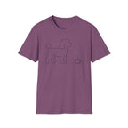 Poodle & Coffee Silhoutte T-Shirt