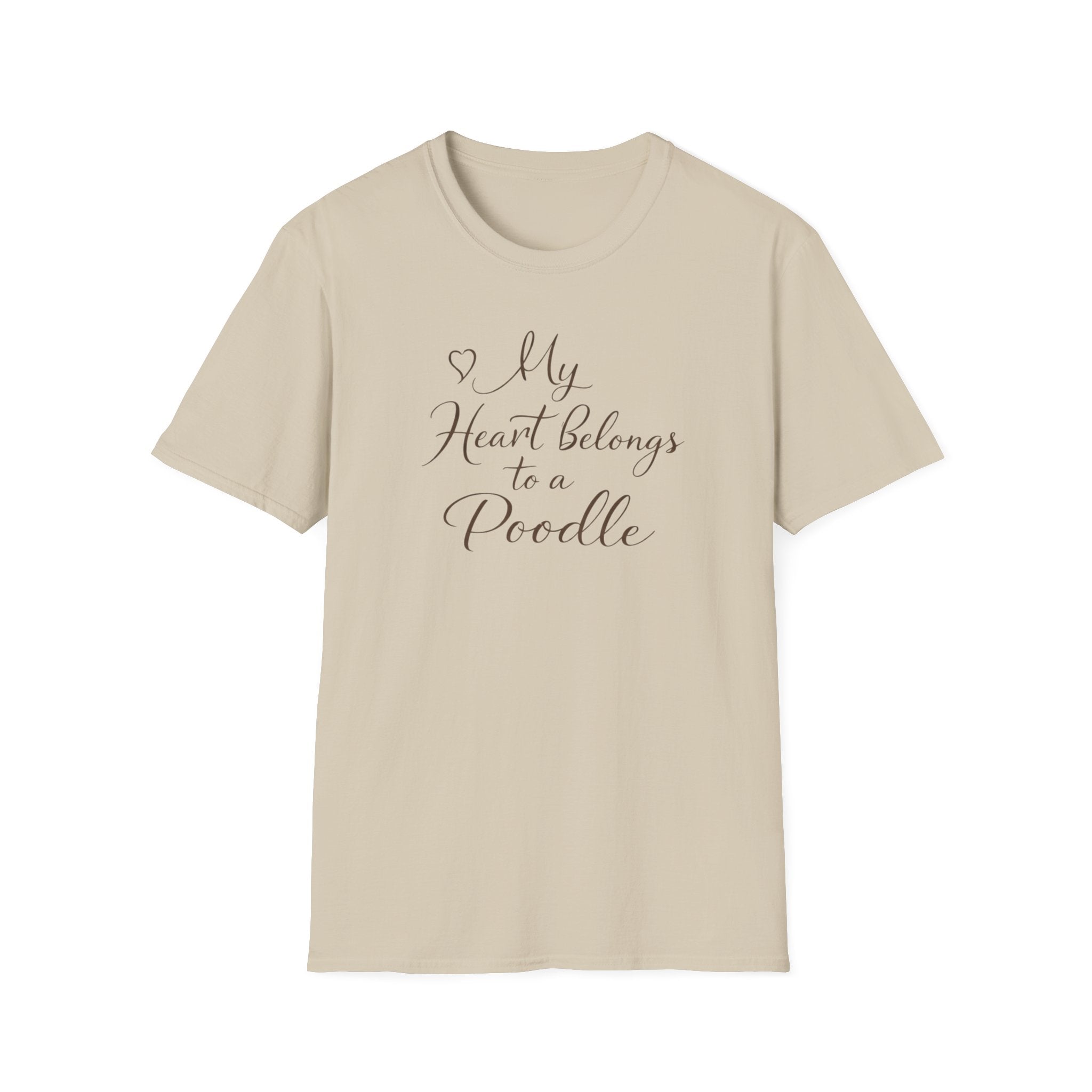 "My Heart Belongs To A Poodle" T-Shirt