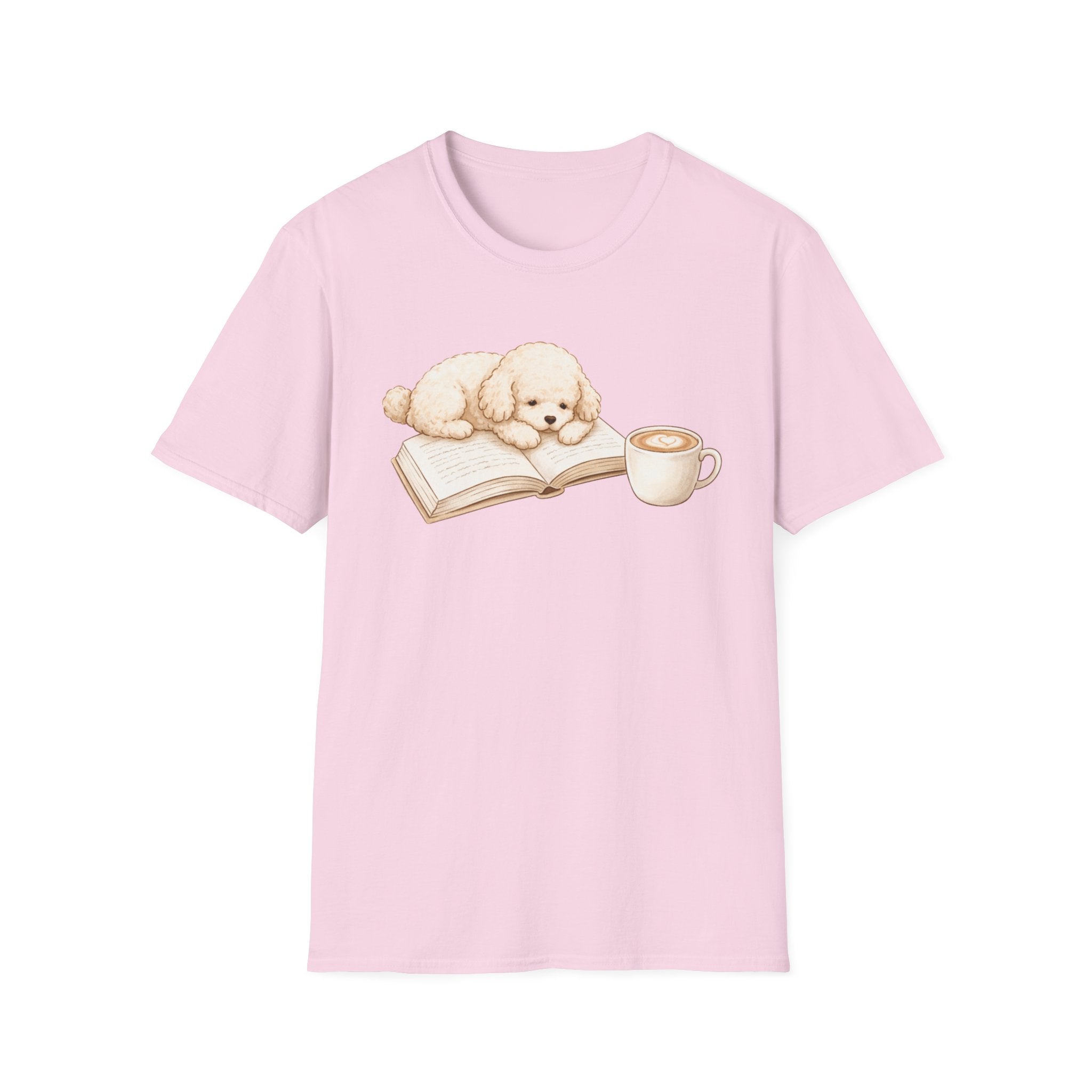 Poodle.Book.Coffee T-Shirt