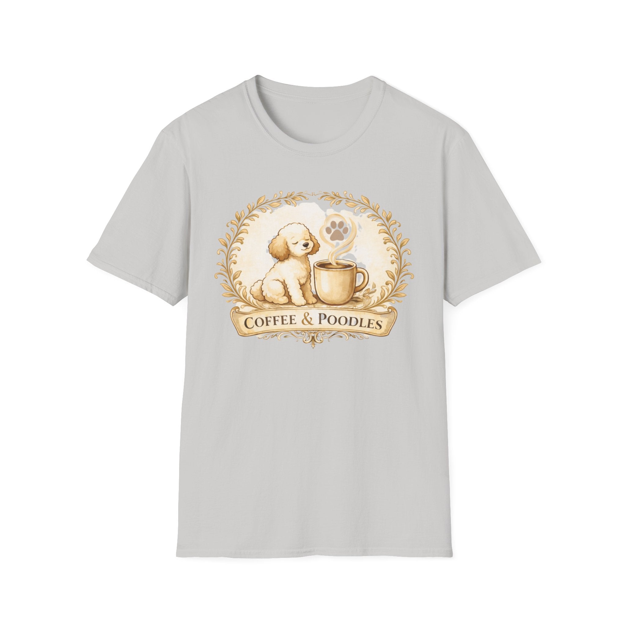 Coffee & Poodle Filigree T-Shirt
