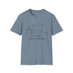 Powered By Coffee & Poodles Silhoutte T-Shirt