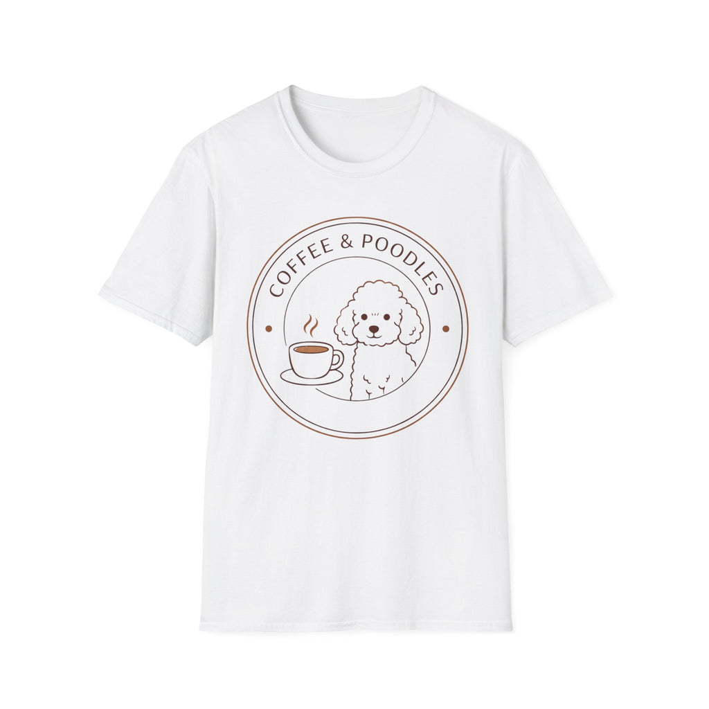 Coffee & Poodles Badge T-Shirt