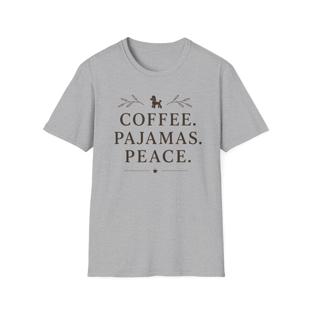 COFFEE.PAJAMAS.PEACE. T-Shirt