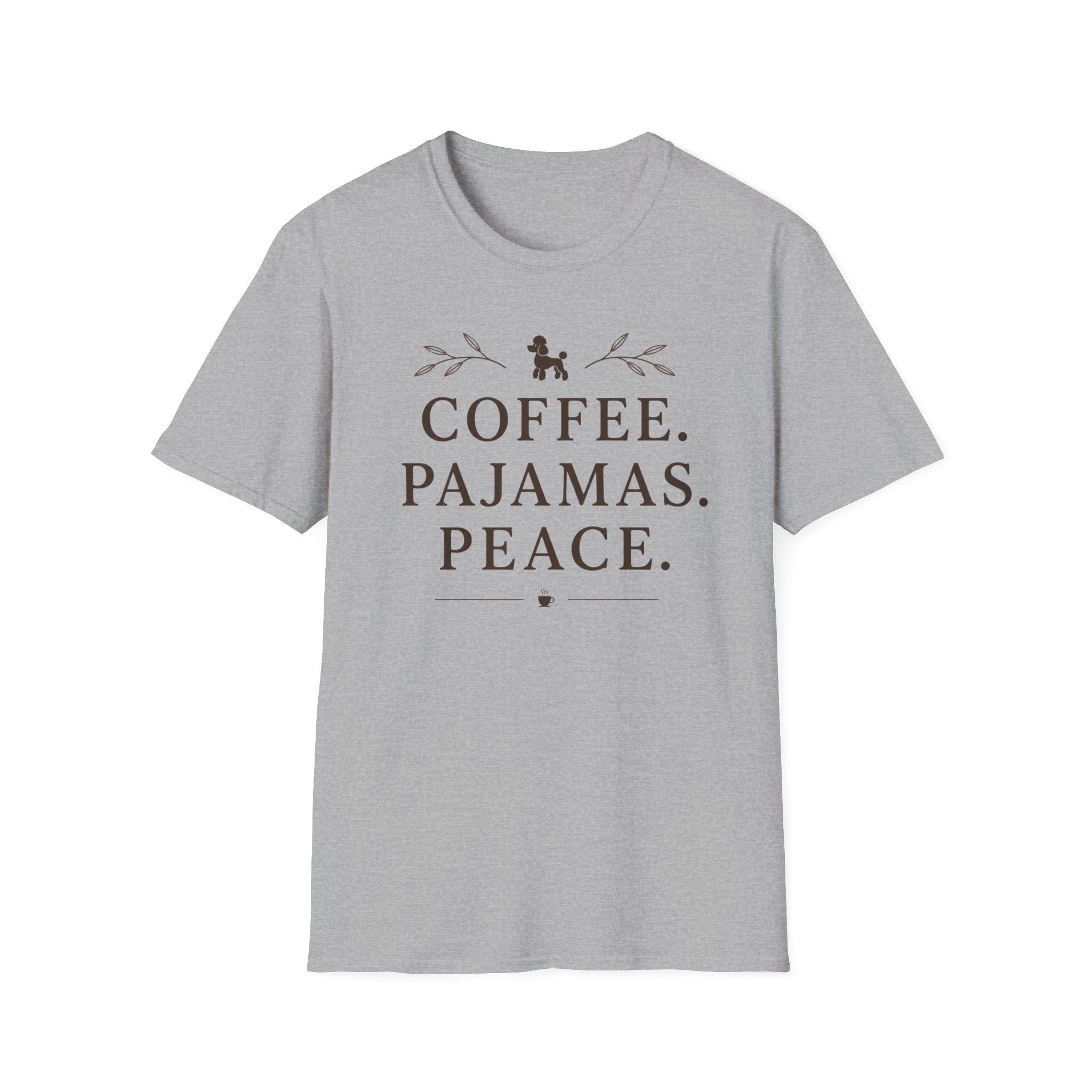 COFFEE.PAJAMAS.PEACE. T-Shirt