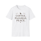 Coffee.Pajamas.Peace.Poodle T-Shirt