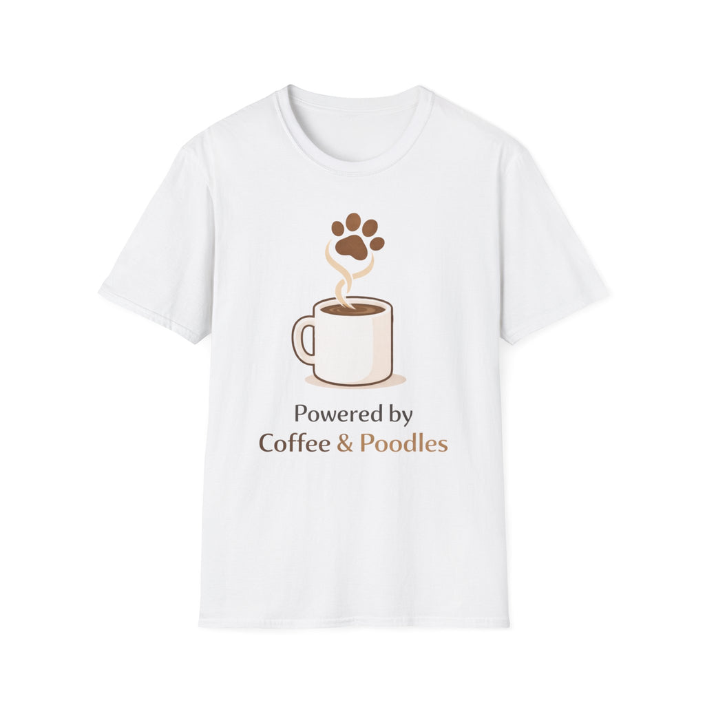 Powered By Coffee & Poodles T-Shirt