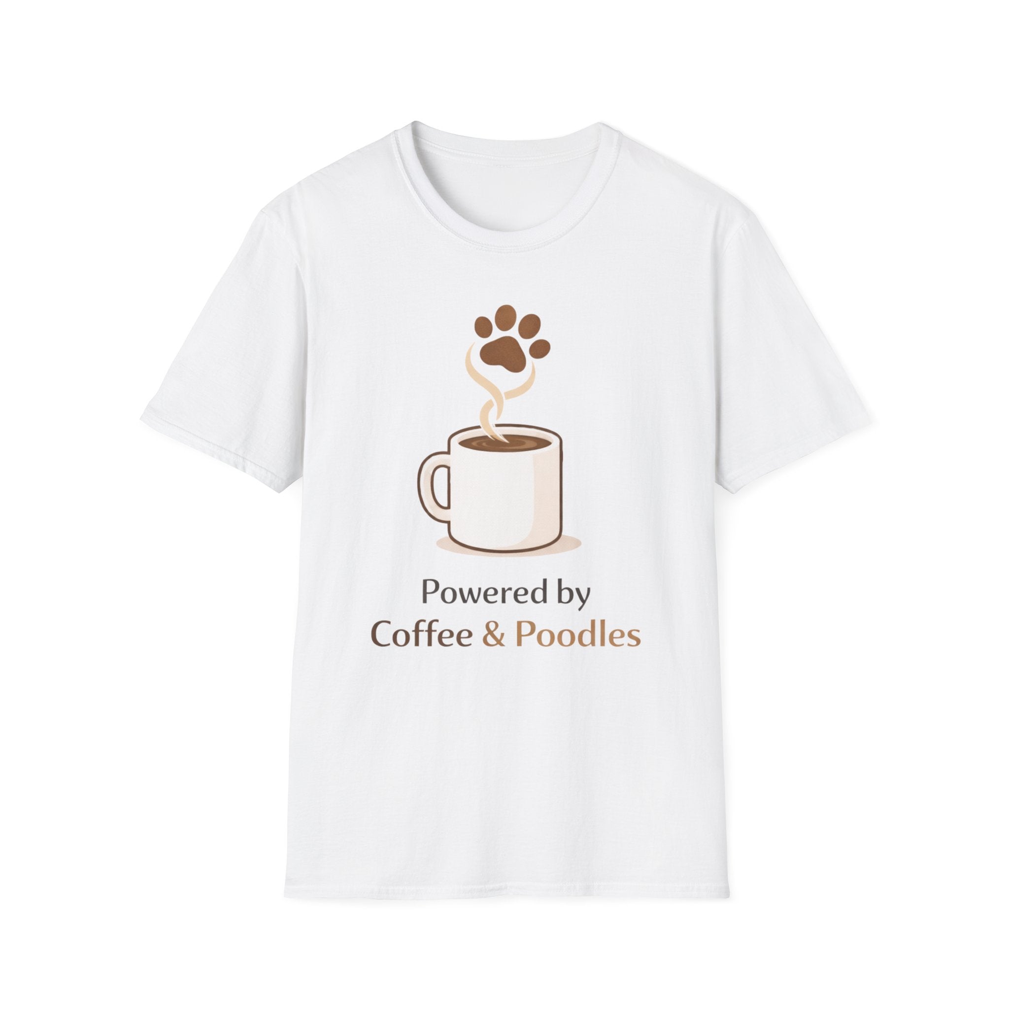 Powered By Coffee & Poodles T-Shirt