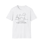 Powered By Coffee & Poodles Silhoutte T-Shirt