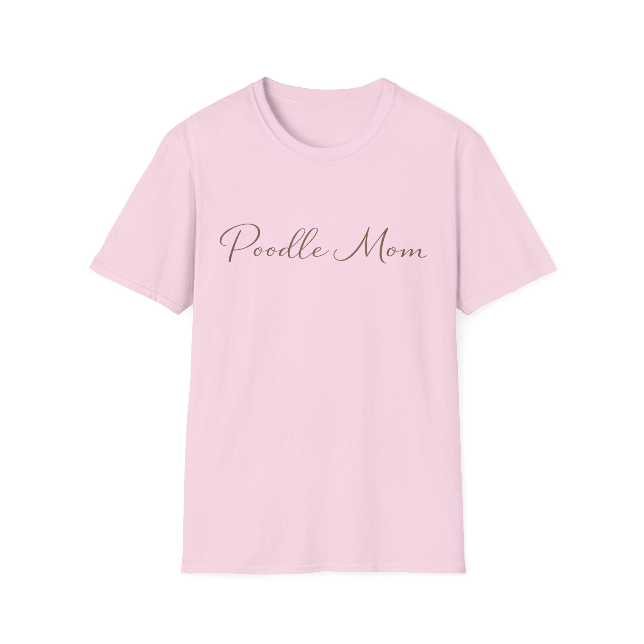 Poodle Mom Script T-Shirt
