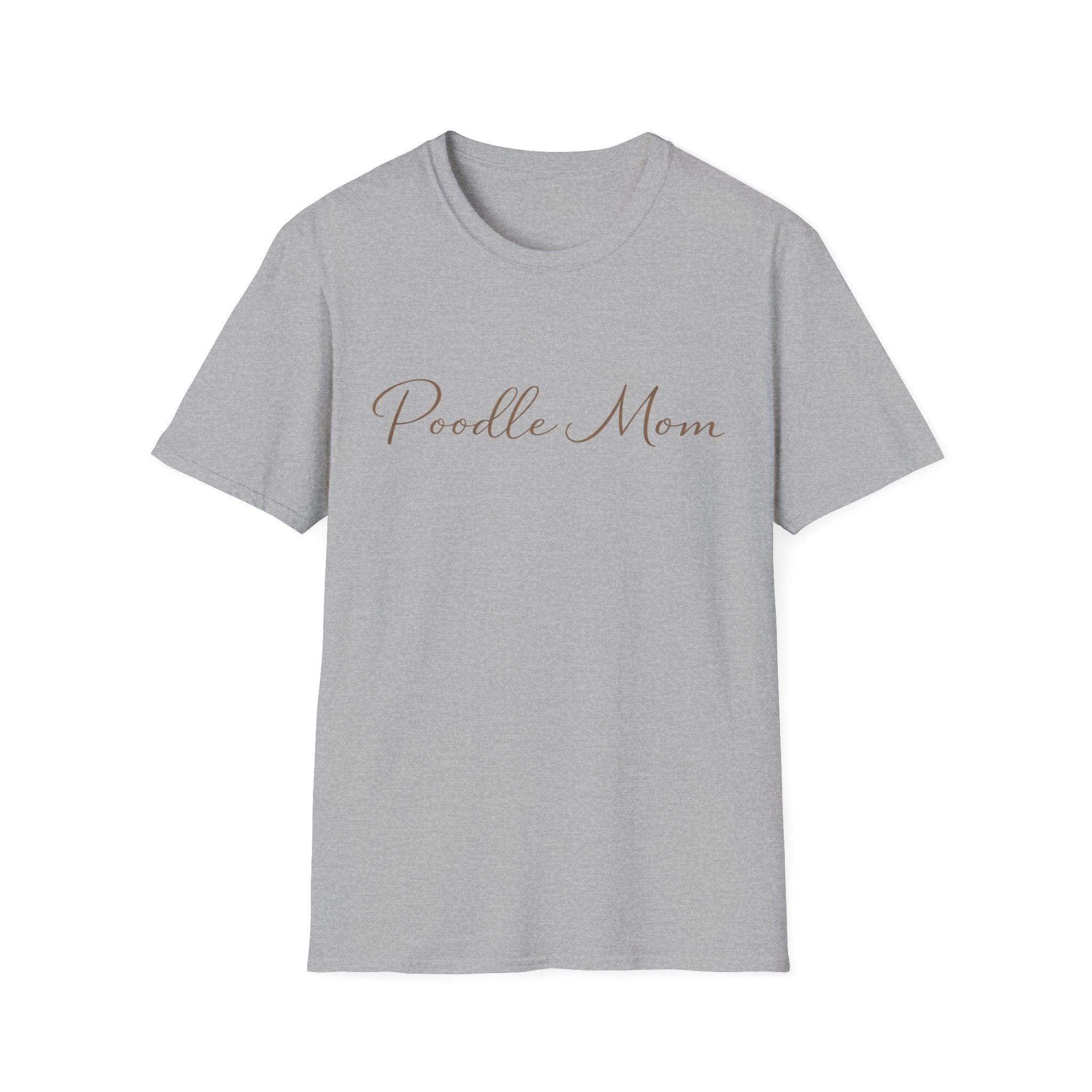 Poodle Mom Script T-Shirt