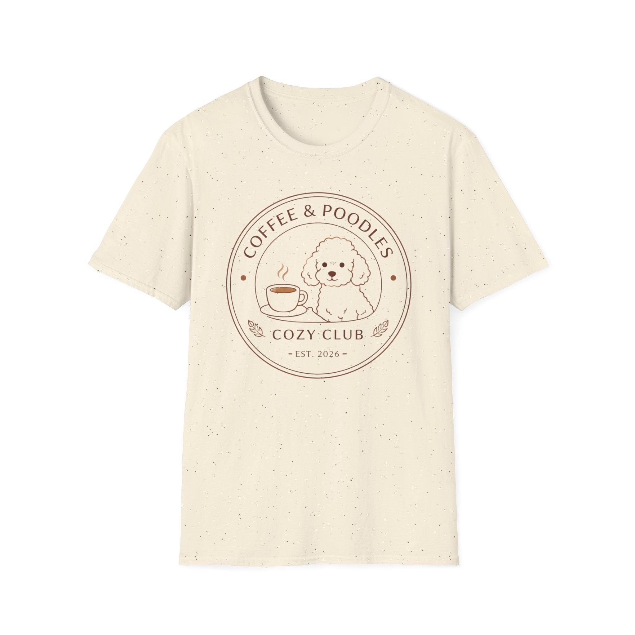 Coffee & Poodles Est. 2026 T-Shirt