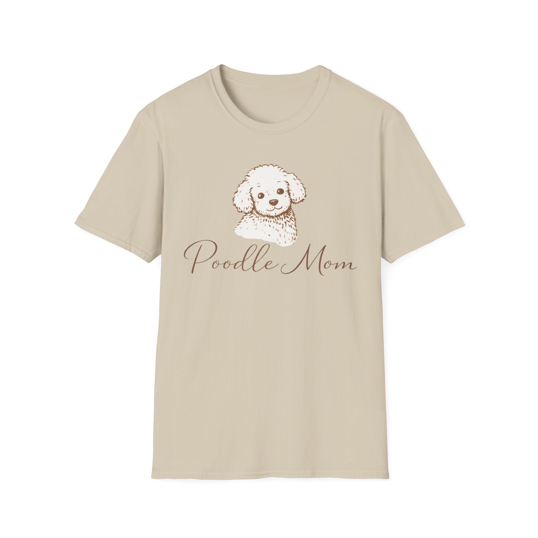 Poodle Mom - Creme Poodle T-Shirt