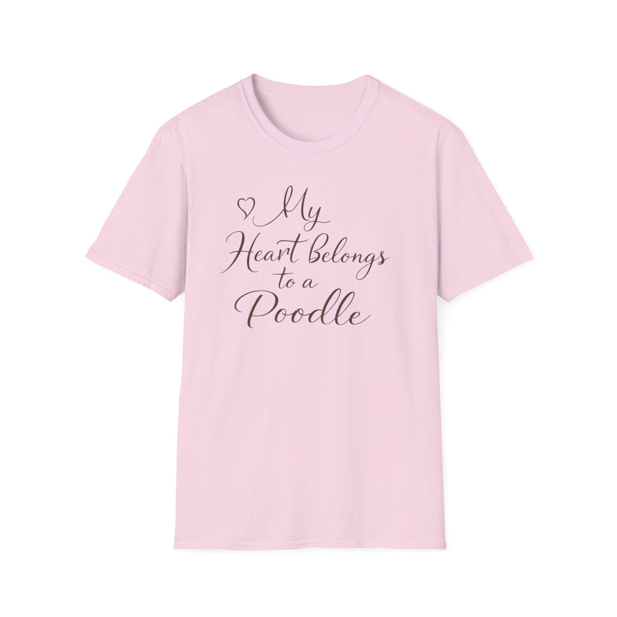 "My Heart Belongs To A Poodle" T-Shirt