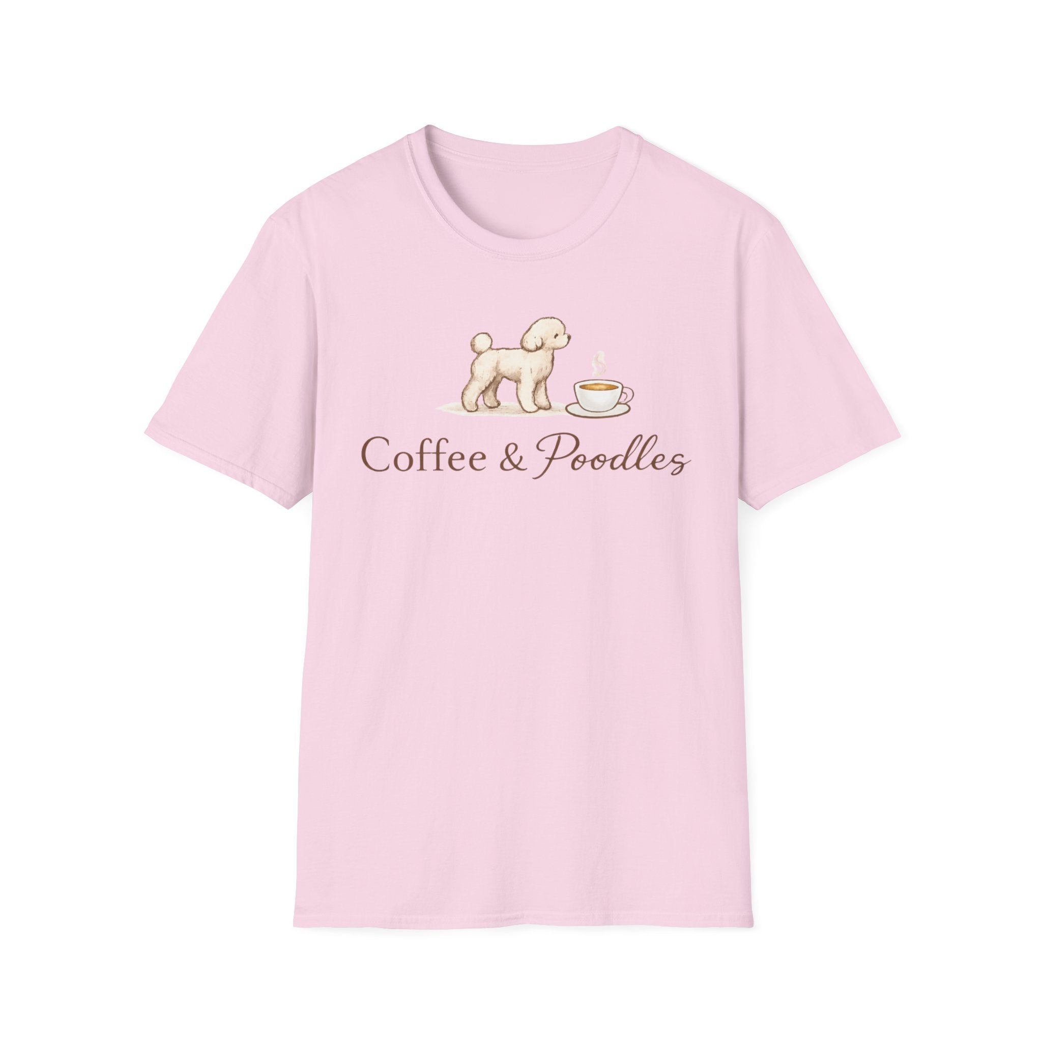 Coffee & Poodles Pup & Cup T-Shirt