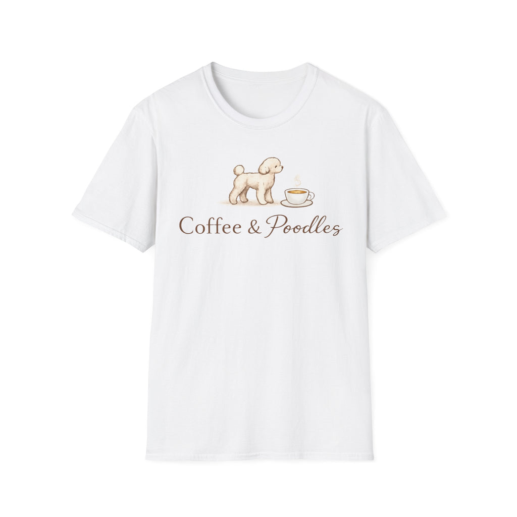 Coffee & Poodles Pup & Cup T-Shirt