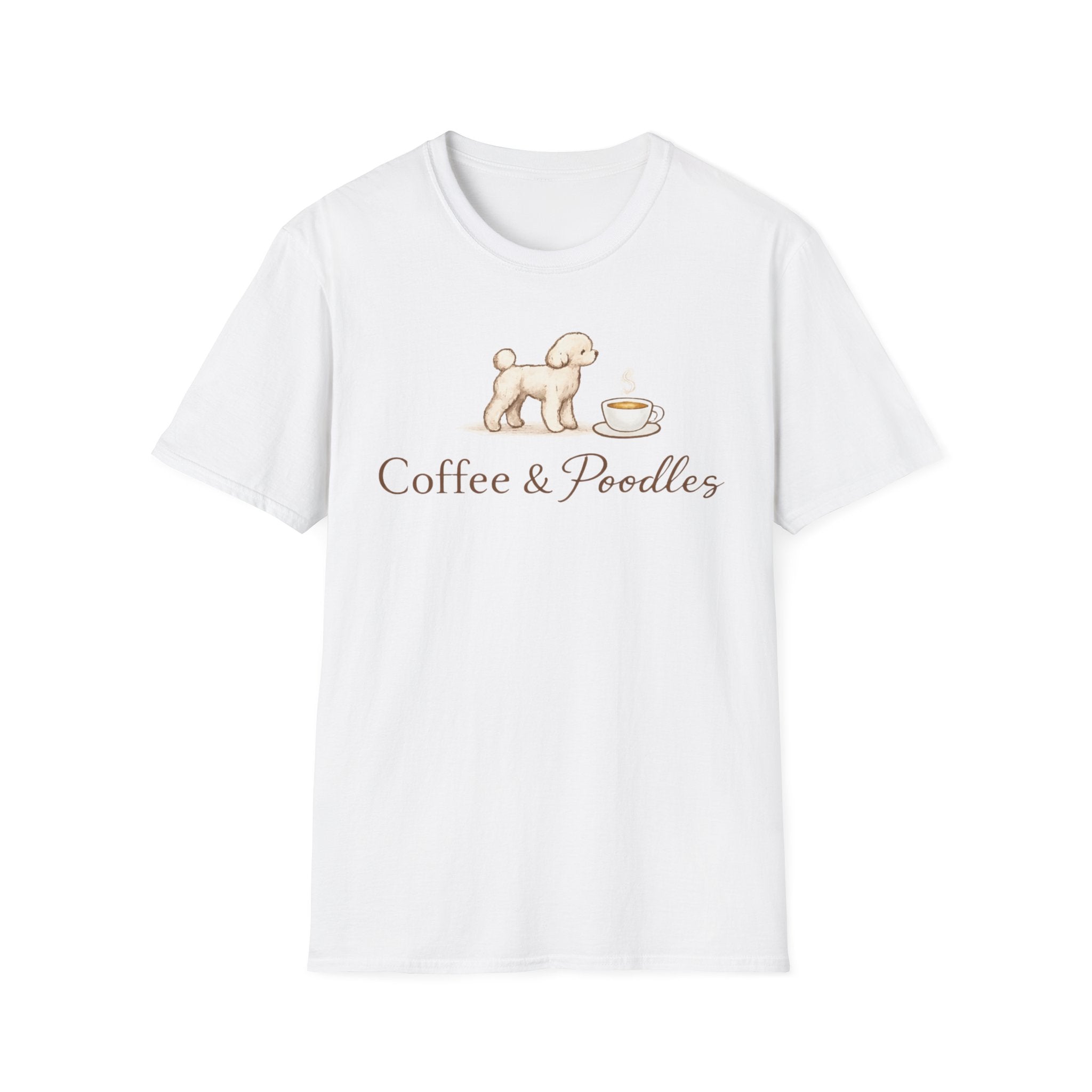 Coffee & Poodles Pup & Cup T-Shirt