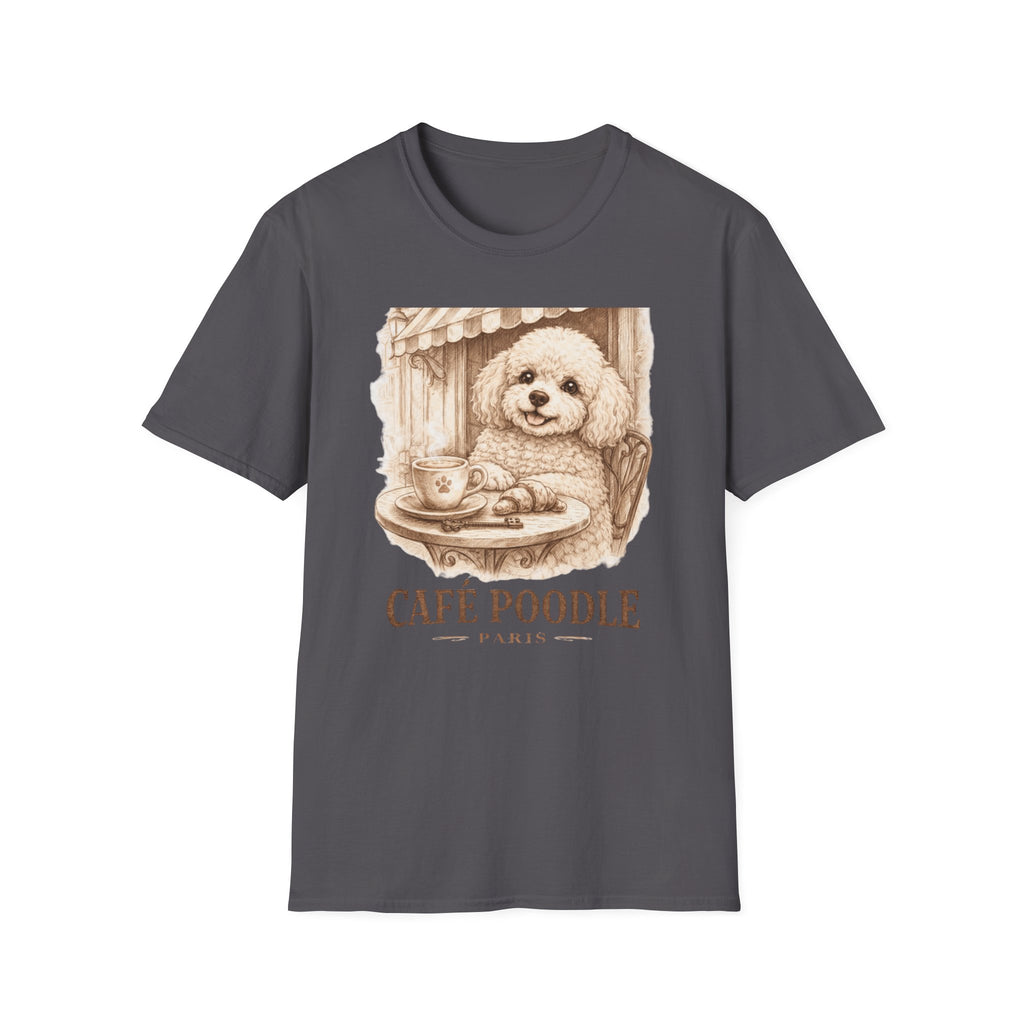 Cute Cafe Poodle Paris T-Shirt