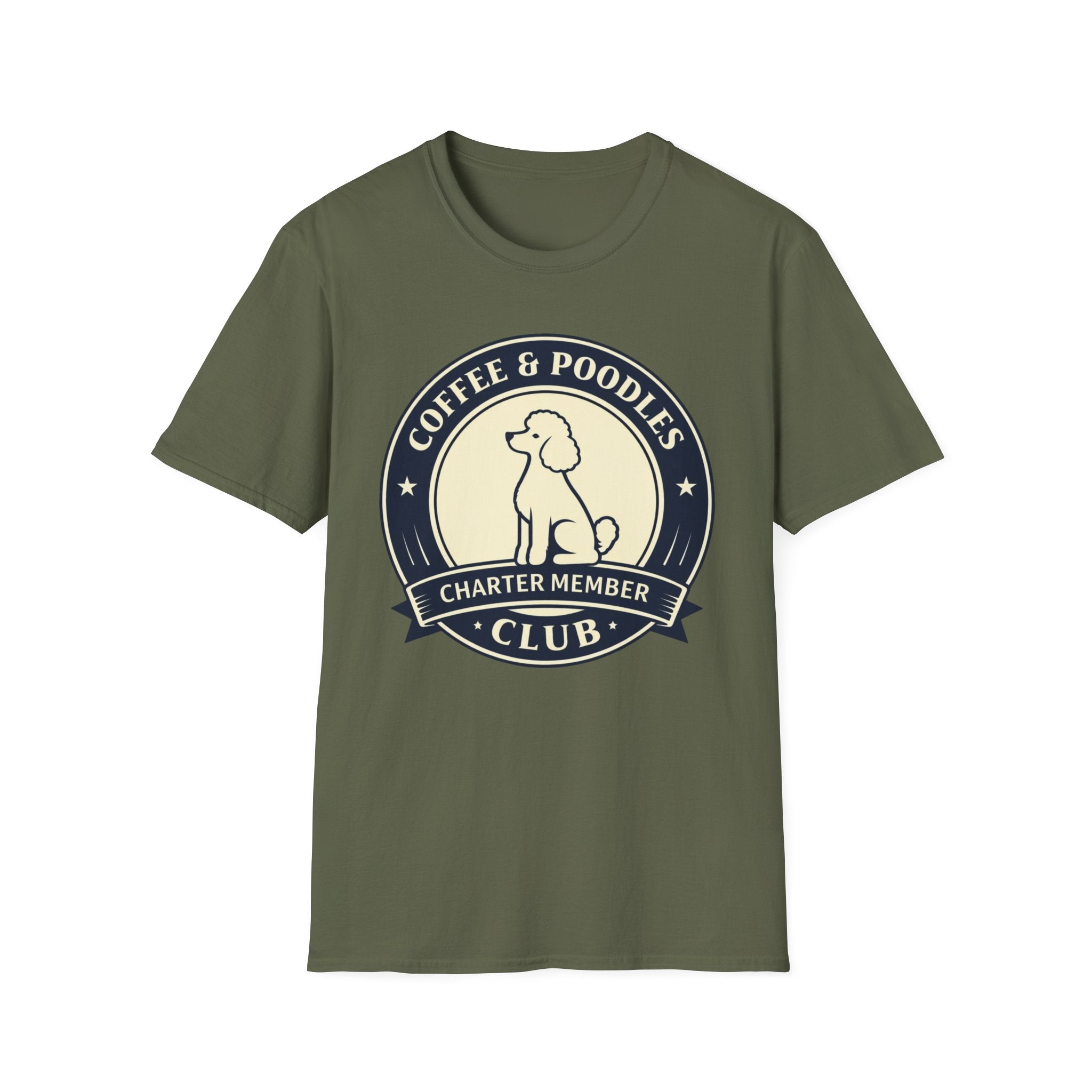 Coffee & Poodles Charter Club T-Shirt