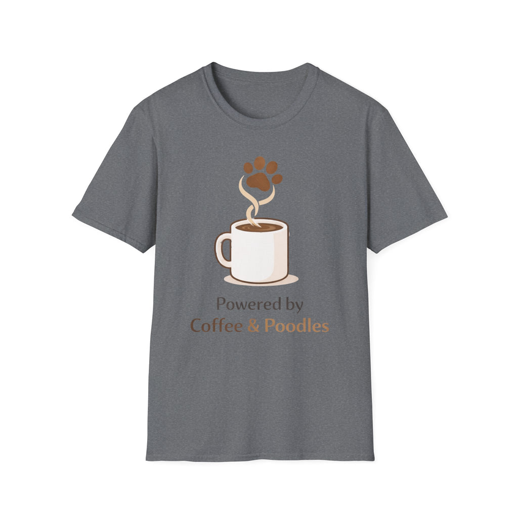 Powered By Coffee & Poodles T-Shirt