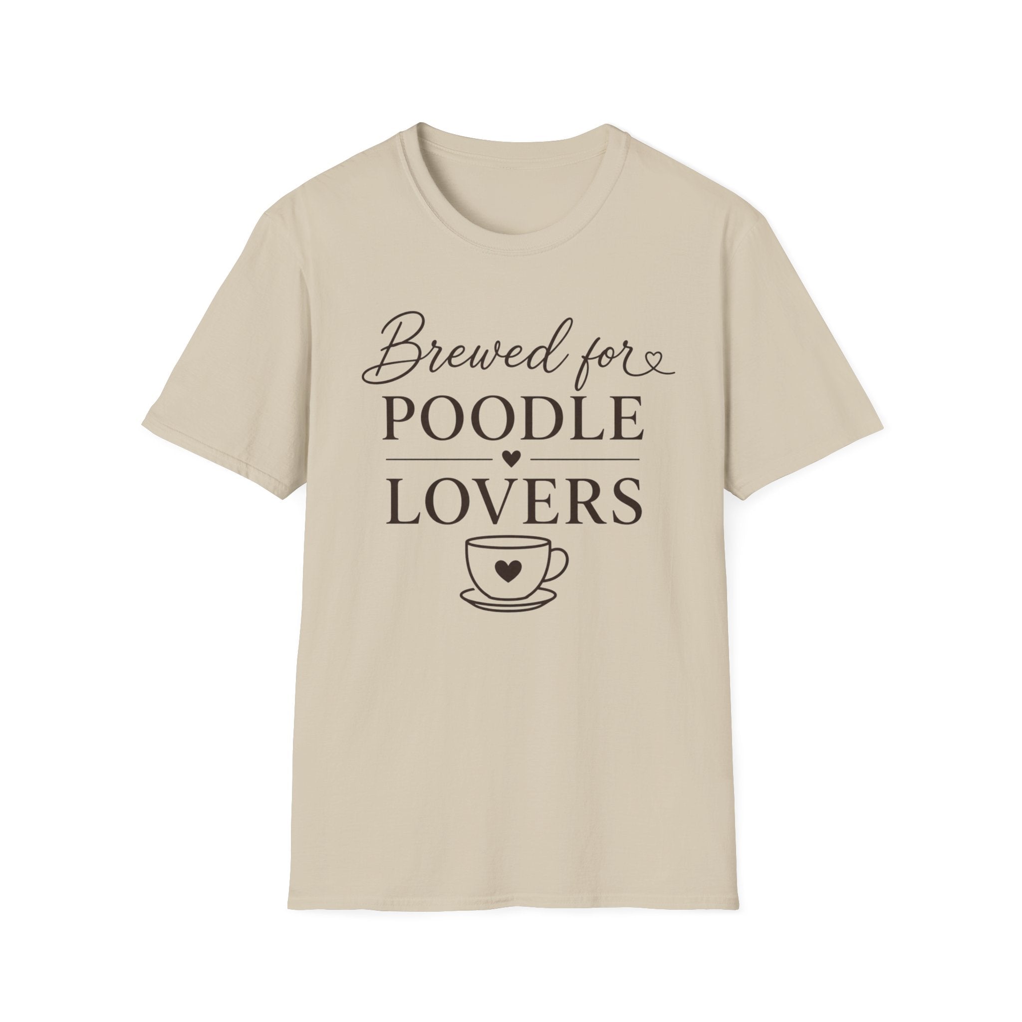 Brewed for Poodle Lovers T-Shirt