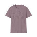 Poodle & Coffee Silhoutte T-Shirt