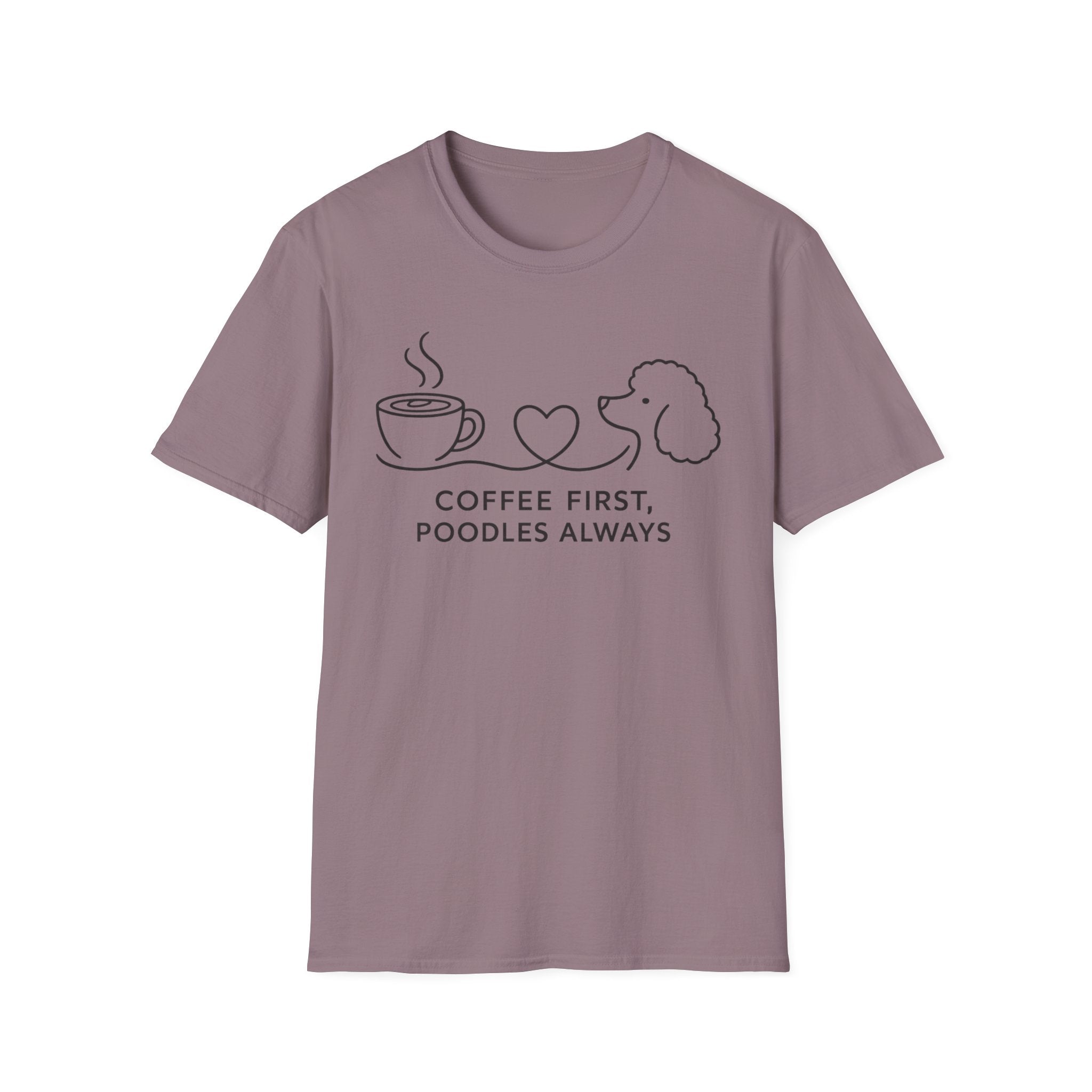 Coffee First, Poodles Always T-Shirt