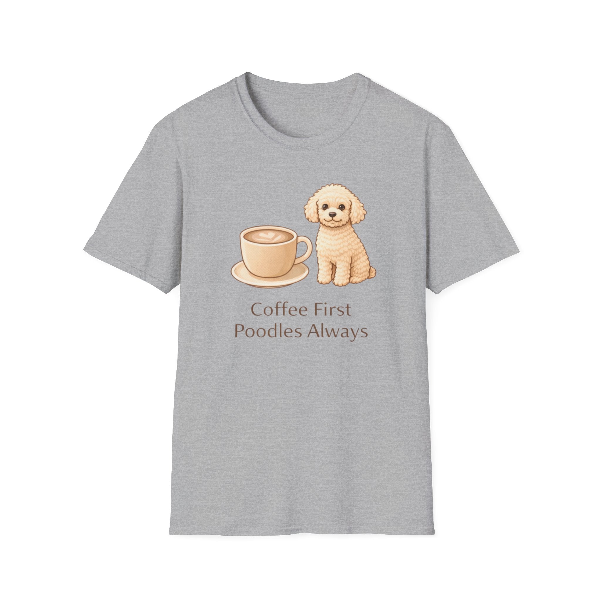 Coffee First, Poodles Always T-Shirt