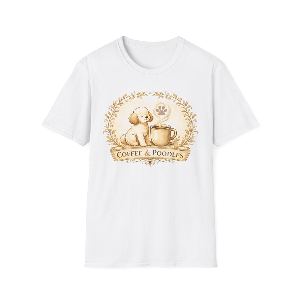 Coffee & Poodle Filigree T-Shirt