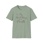 "My Heart Belongs To A Poodle" T-Shirt