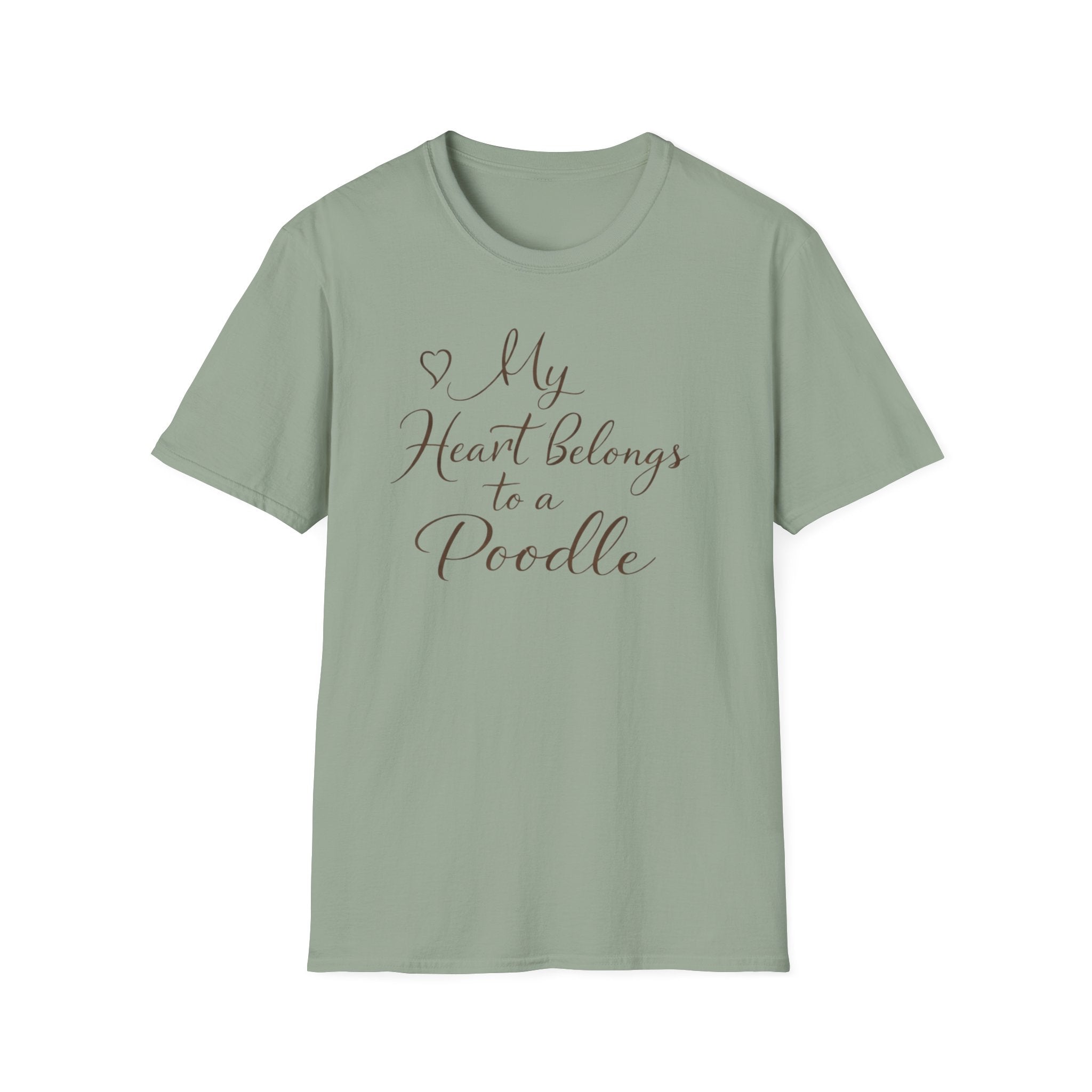 "My Heart Belongs To A Poodle" T-Shirt