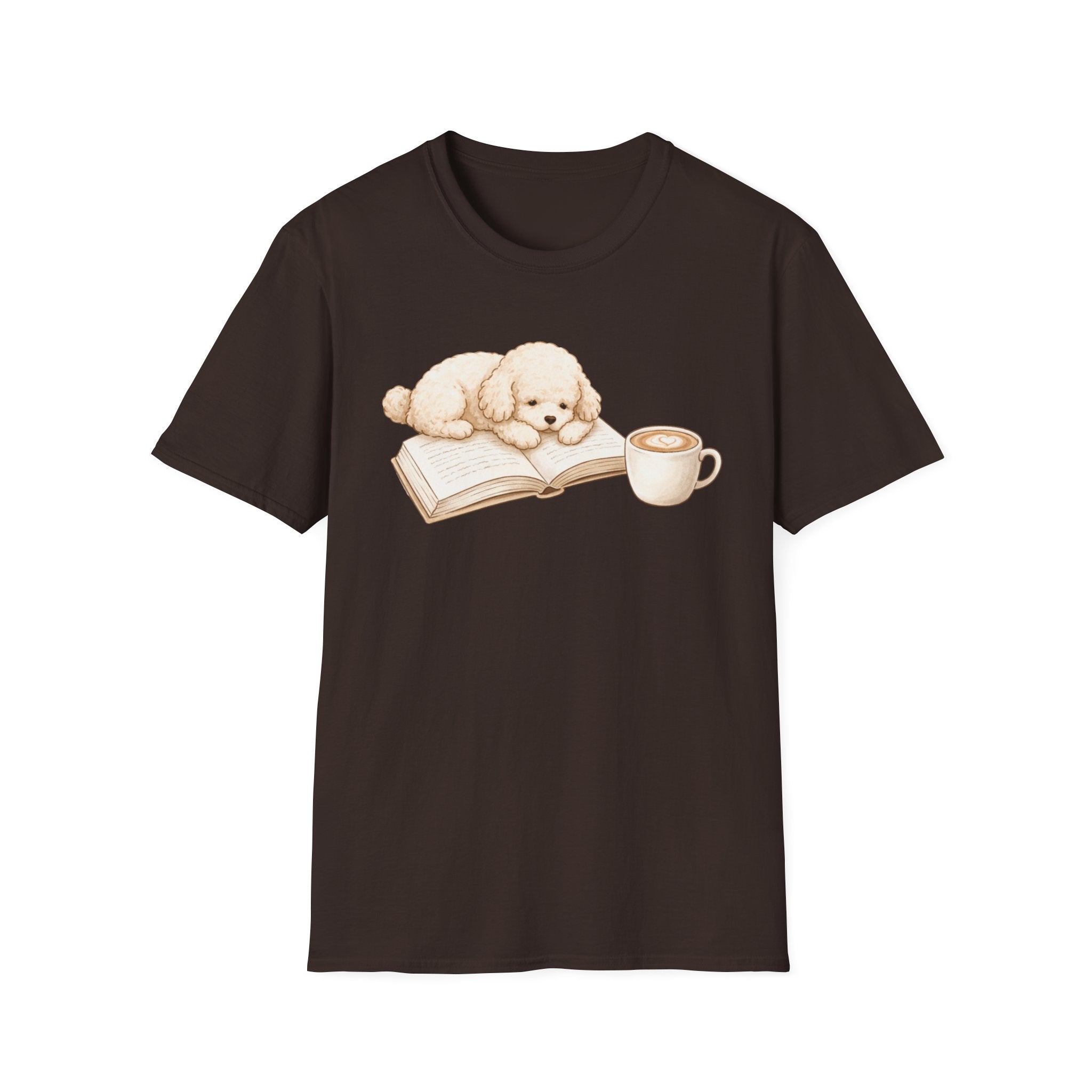 Poodle.Book.Coffee T-Shirt