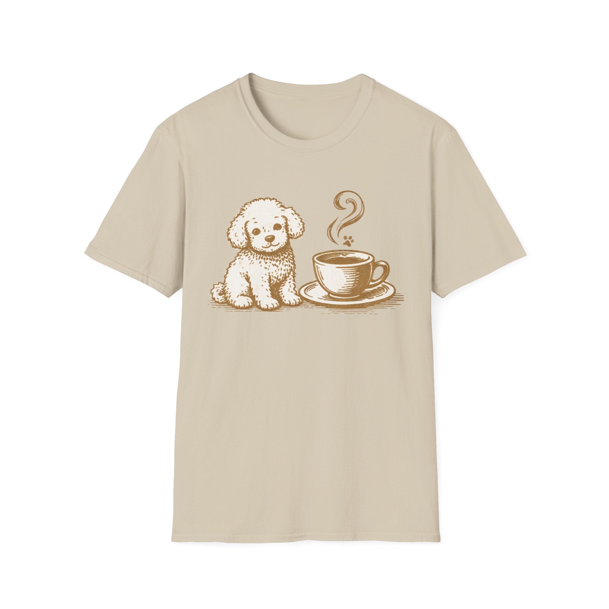 Poodle & Coffee Image T-Shirt