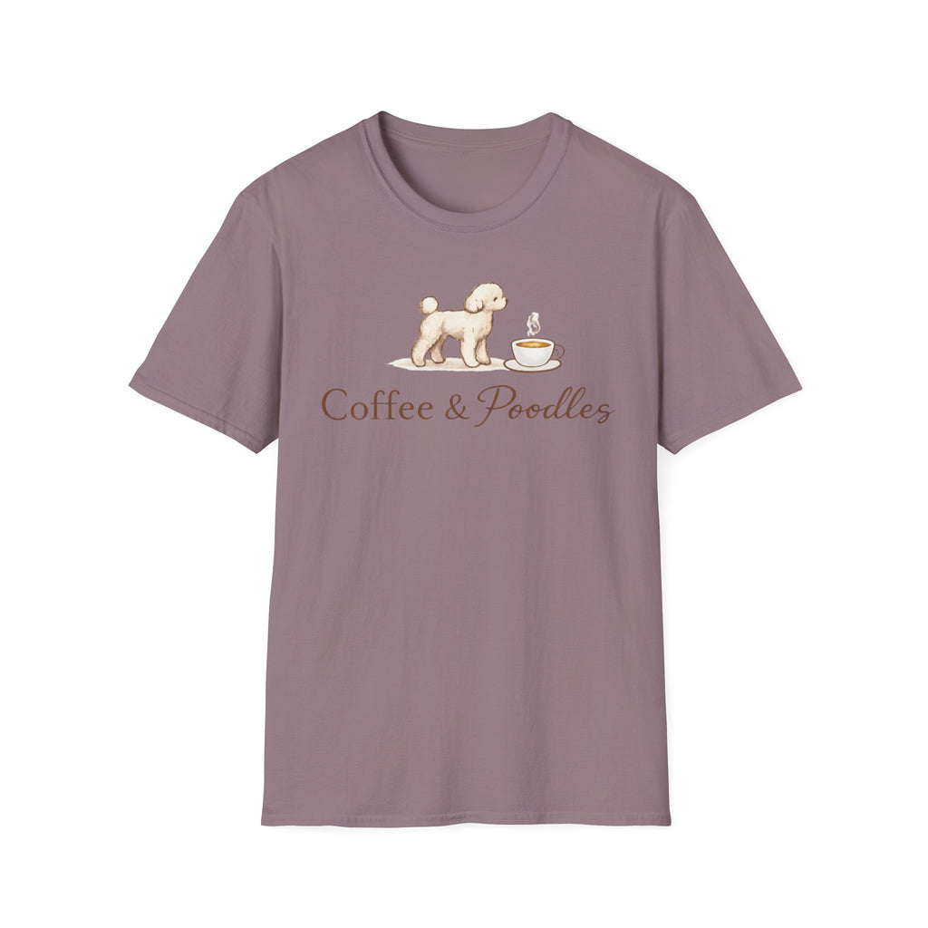 Coffee & Poodles Pup & Cup T-Shirt