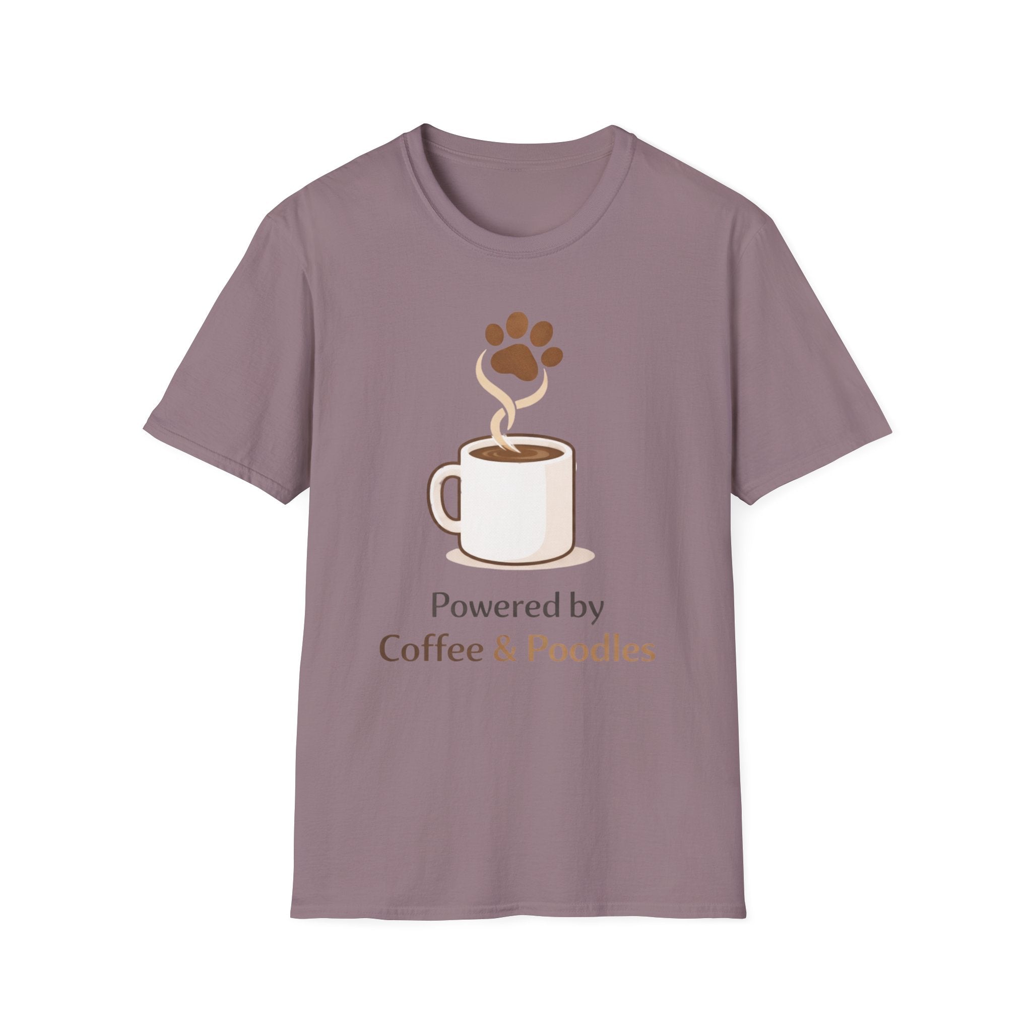 Powered By Coffee & Poodles T-Shirt