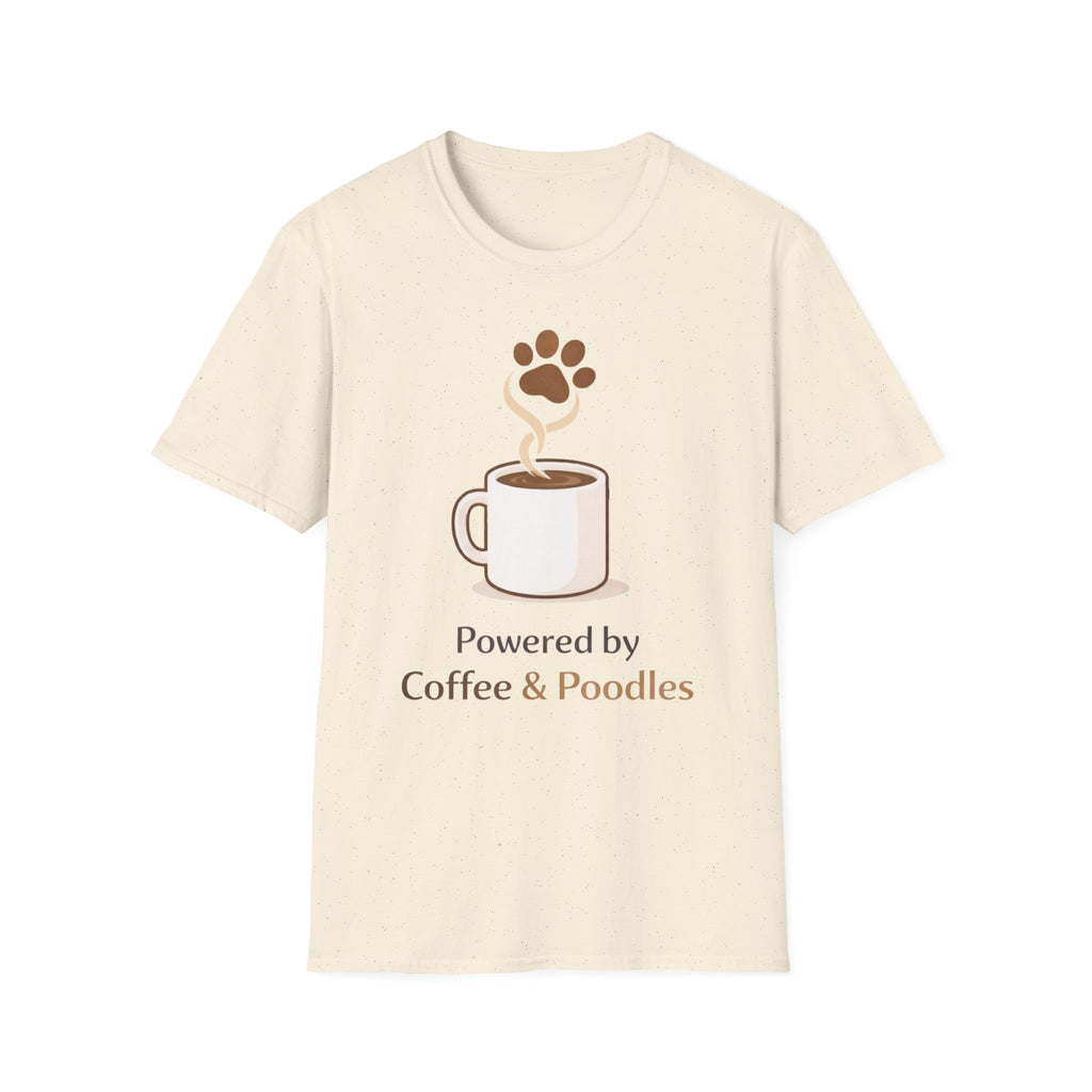 Powered By Coffee & Poodles T-Shirt