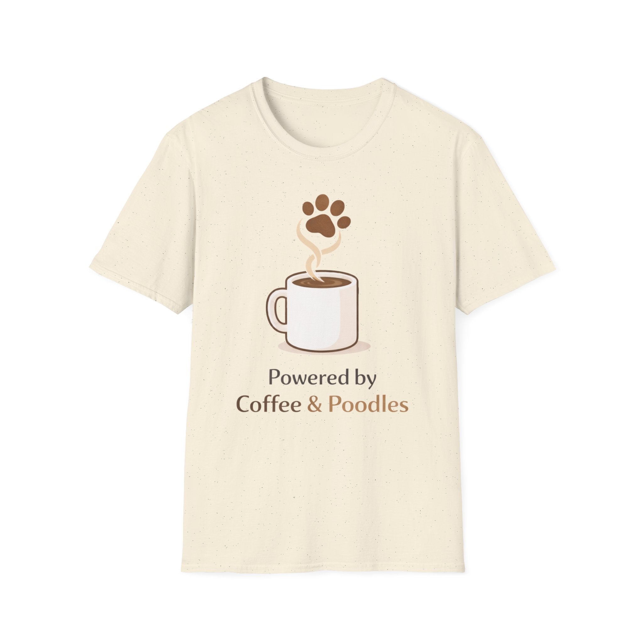 Powered By Coffee & Poodles T-Shirt