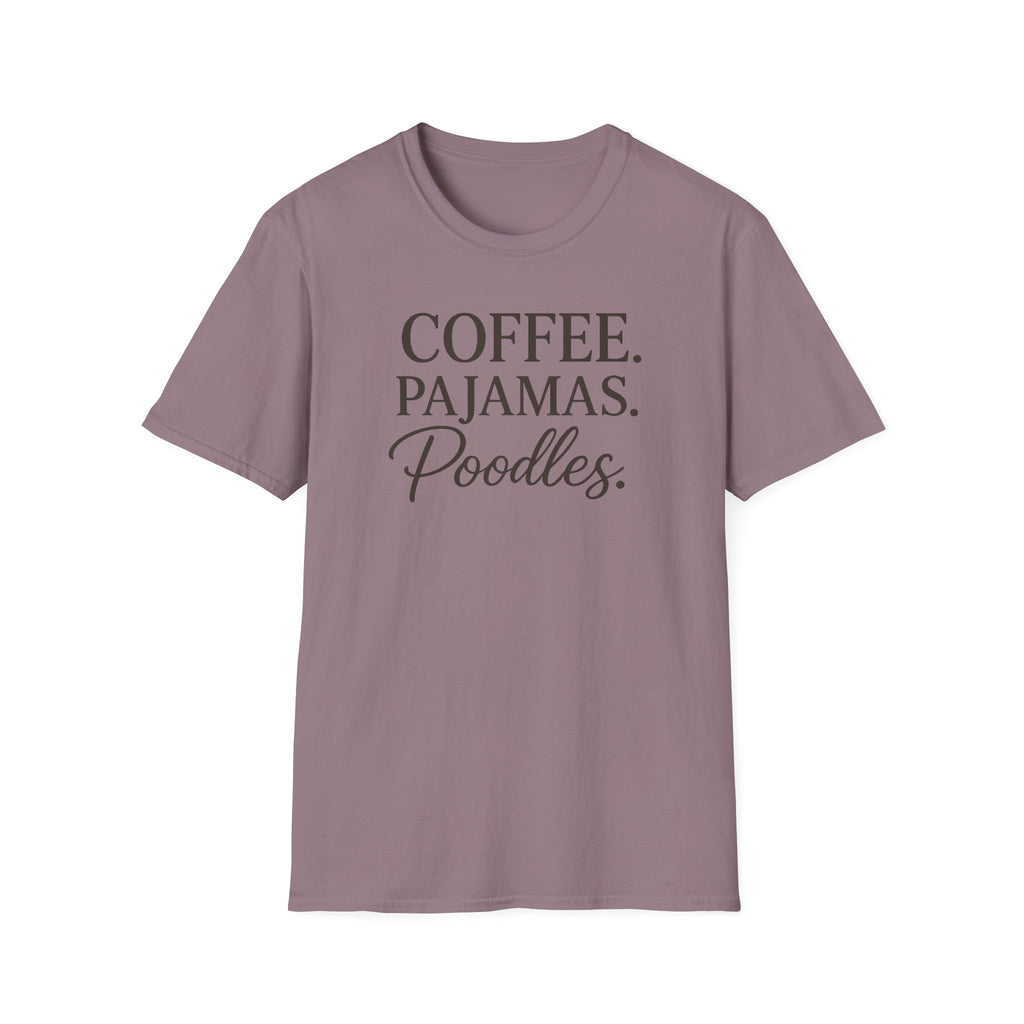 Coffee.Pajamas.Poodles. T-Shirt