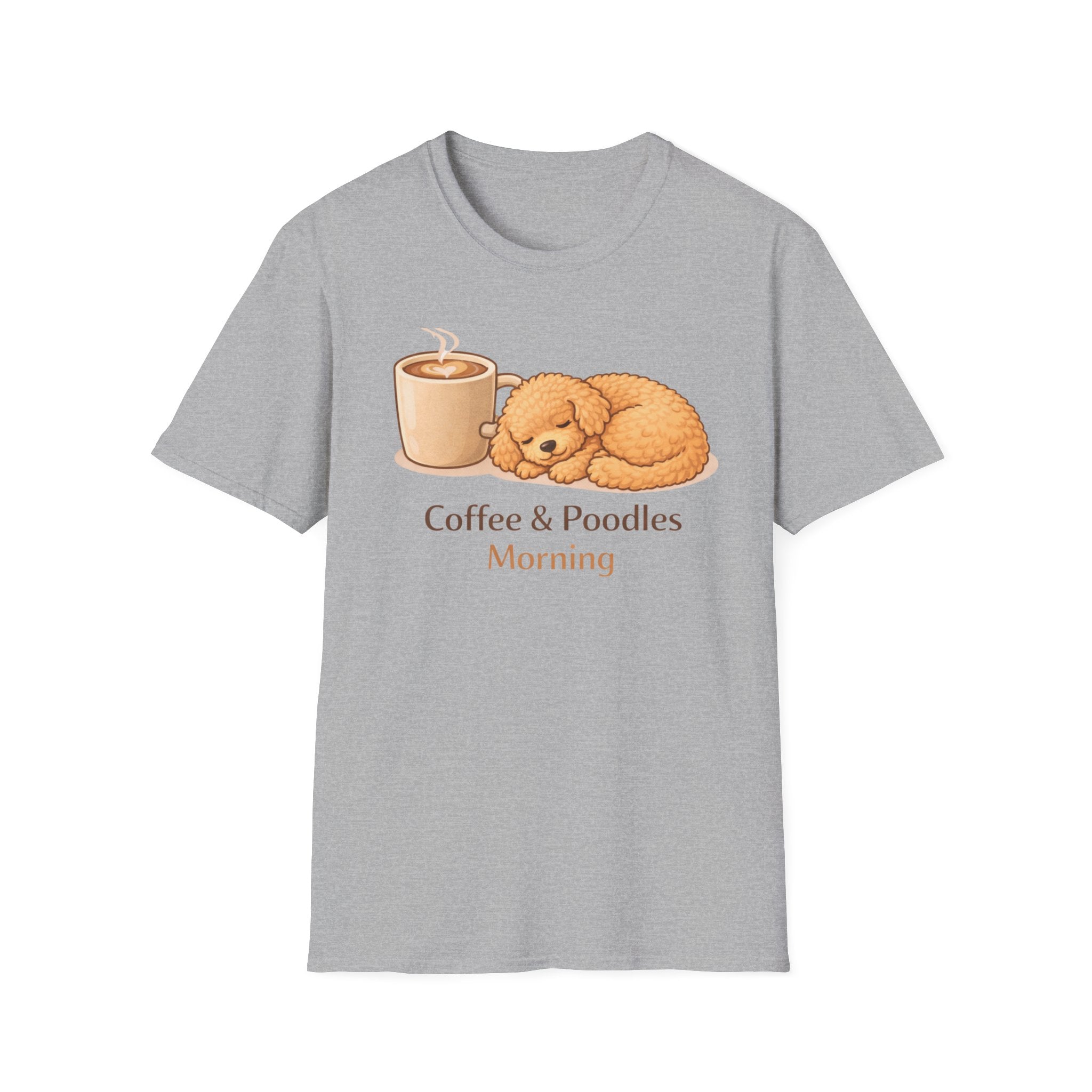 Coffee & Poodles Morning T-Shirt