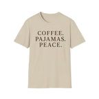 Coffee.Pajamas.Peace. T-Shirt