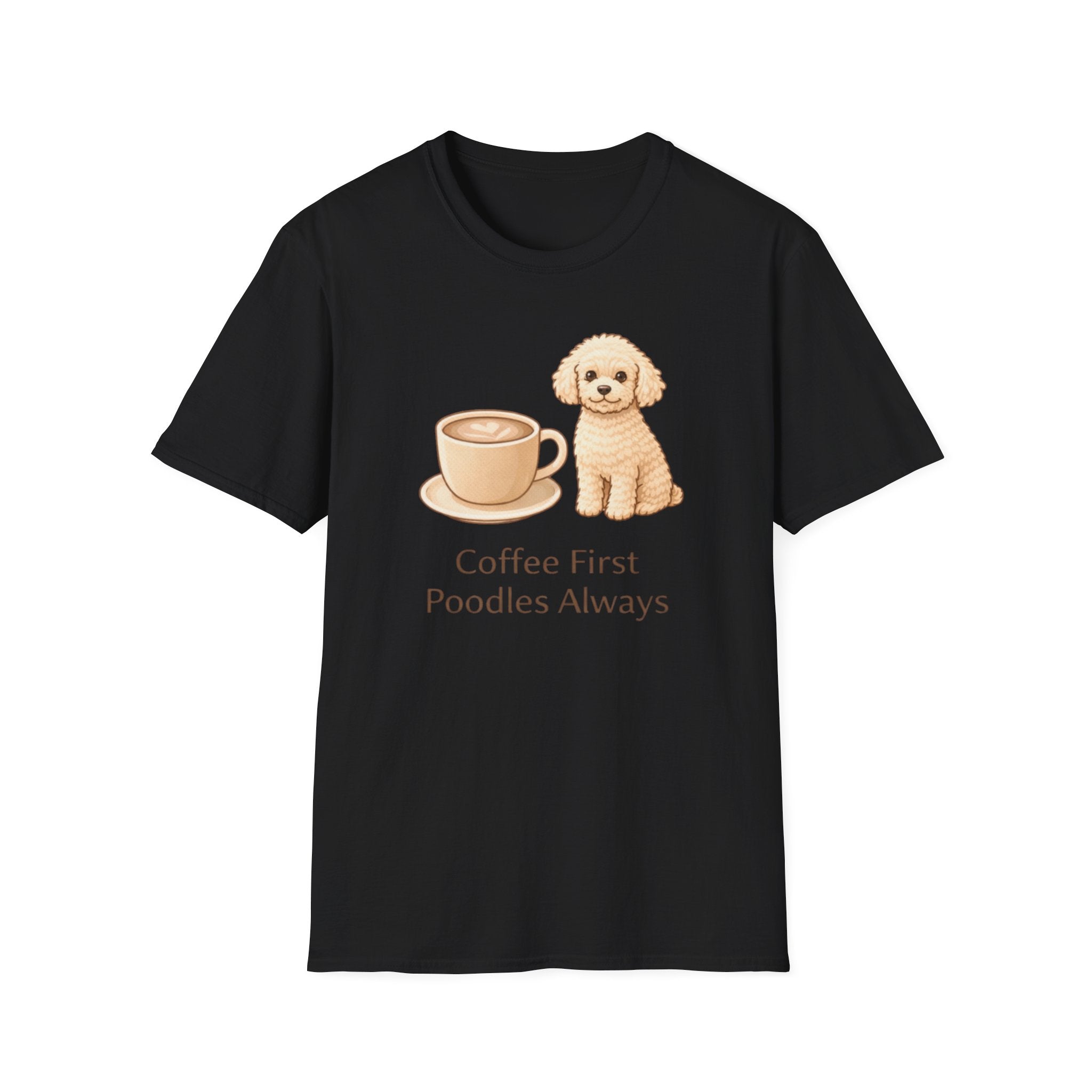 Coffee First, Poodles Always T-Shirt