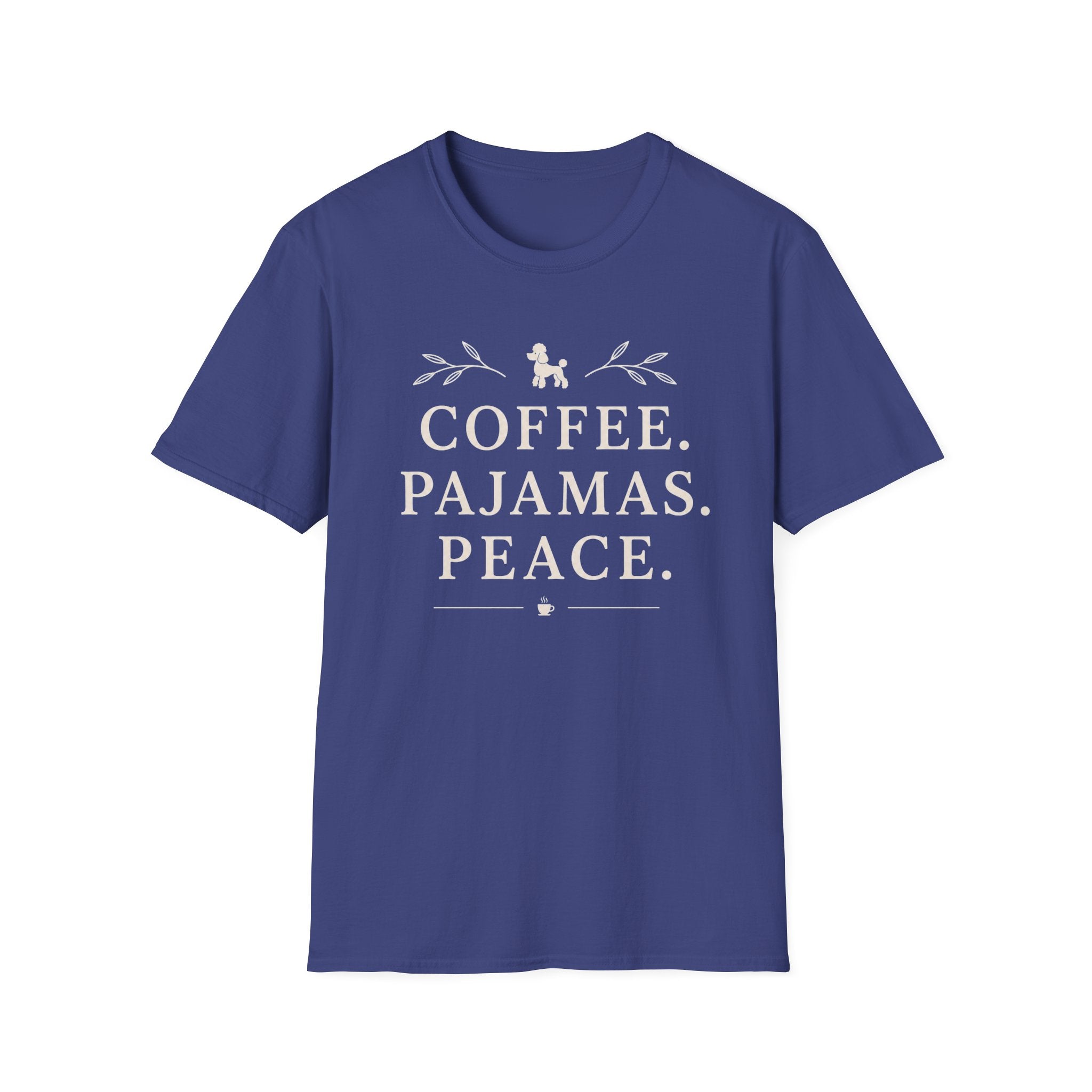 Coffee.Pajamas.Peace. T-Shirt