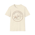 Coffee & Poodles Badge T-Shirt