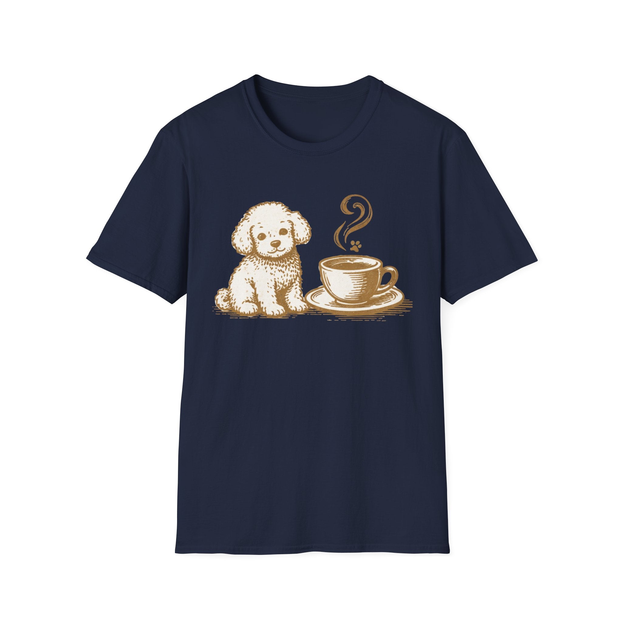 Poodle & Coffee Image T-Shirt