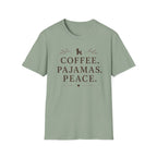 Coffee.Pajamas.Peace.Poodle T-Shirt