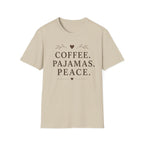 Coffee.Pajamas.Peace.Heart T-Shirt