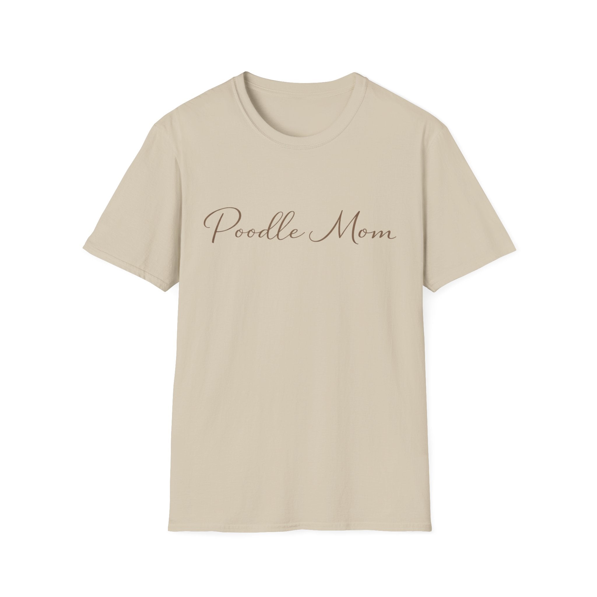 Poodle Mom Script T-Shirt