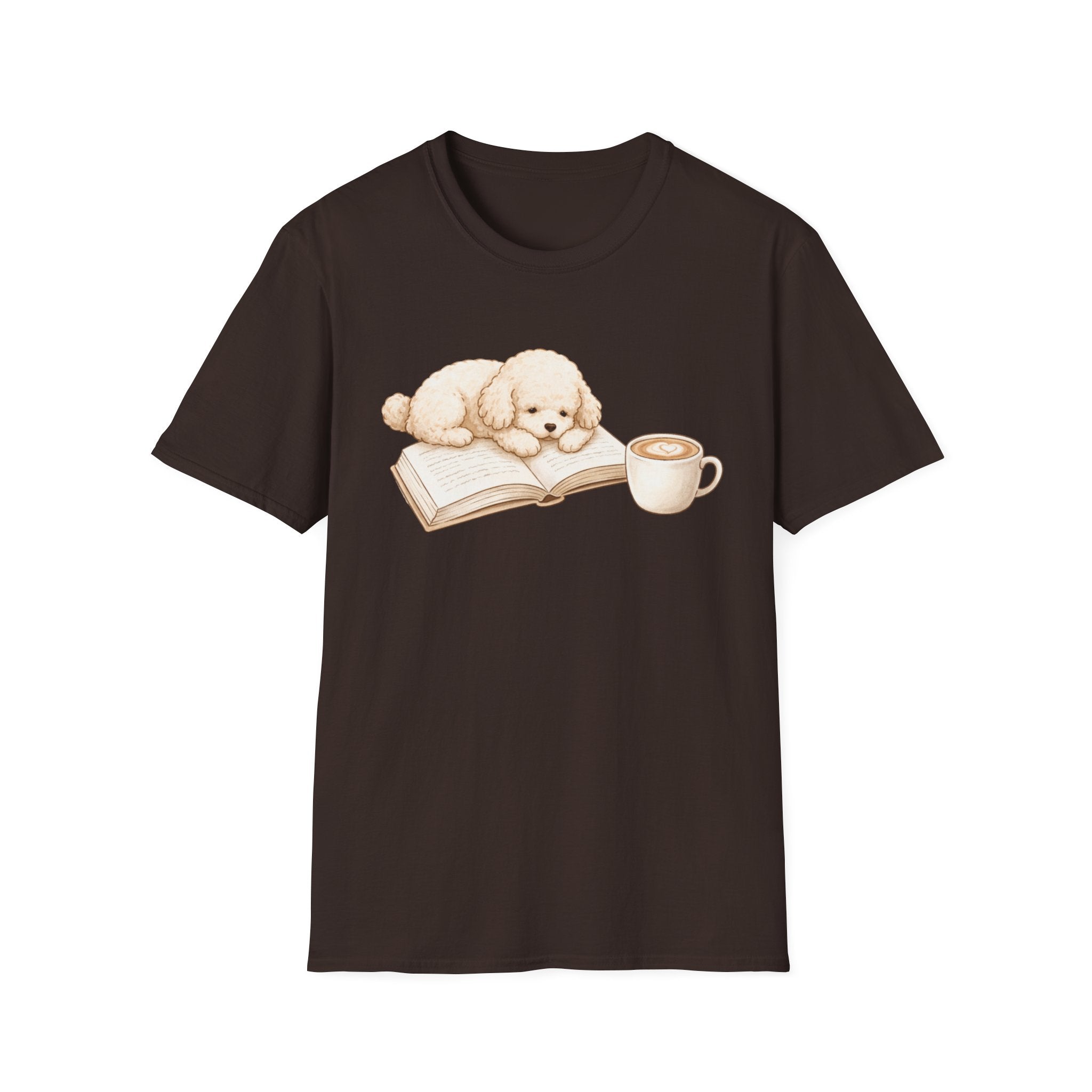 Poodle.Book.Coffee T-Shirt